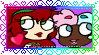 Candy couple stamp by CutieWinterSnow
