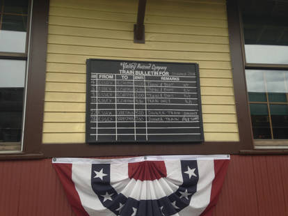Valley Railroad's Timetable