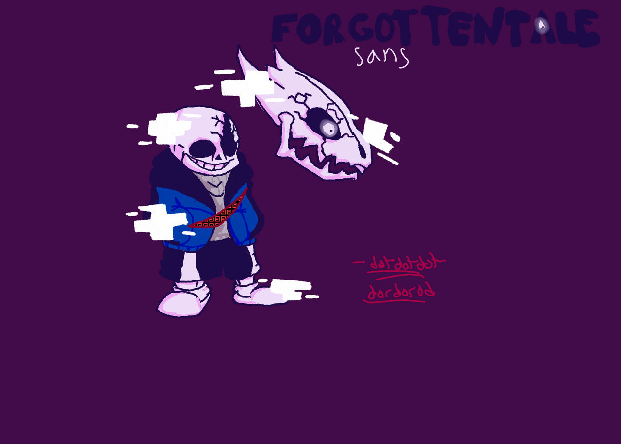 Forgottentale!sans by dordorod on DeviantArt