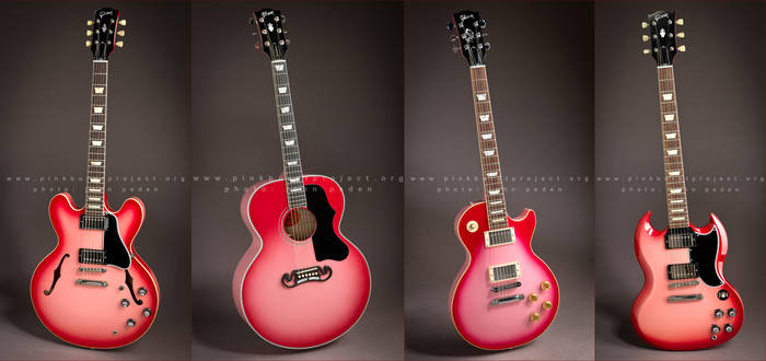 Four Gibson Pinkburst