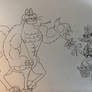 Dan and Gracie as Centaurs