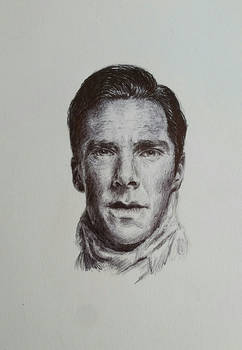 Benedict Cumberbatch  (more ballpoint)