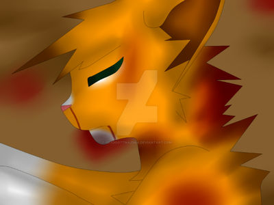 Firestar Sad Firestar's Death by SkyDoottNazska on DeviantArt