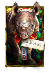 2012 Rhino Xmas Card.