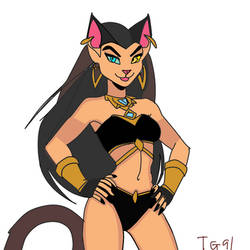 Catra from another  timeline by tattooguy1991