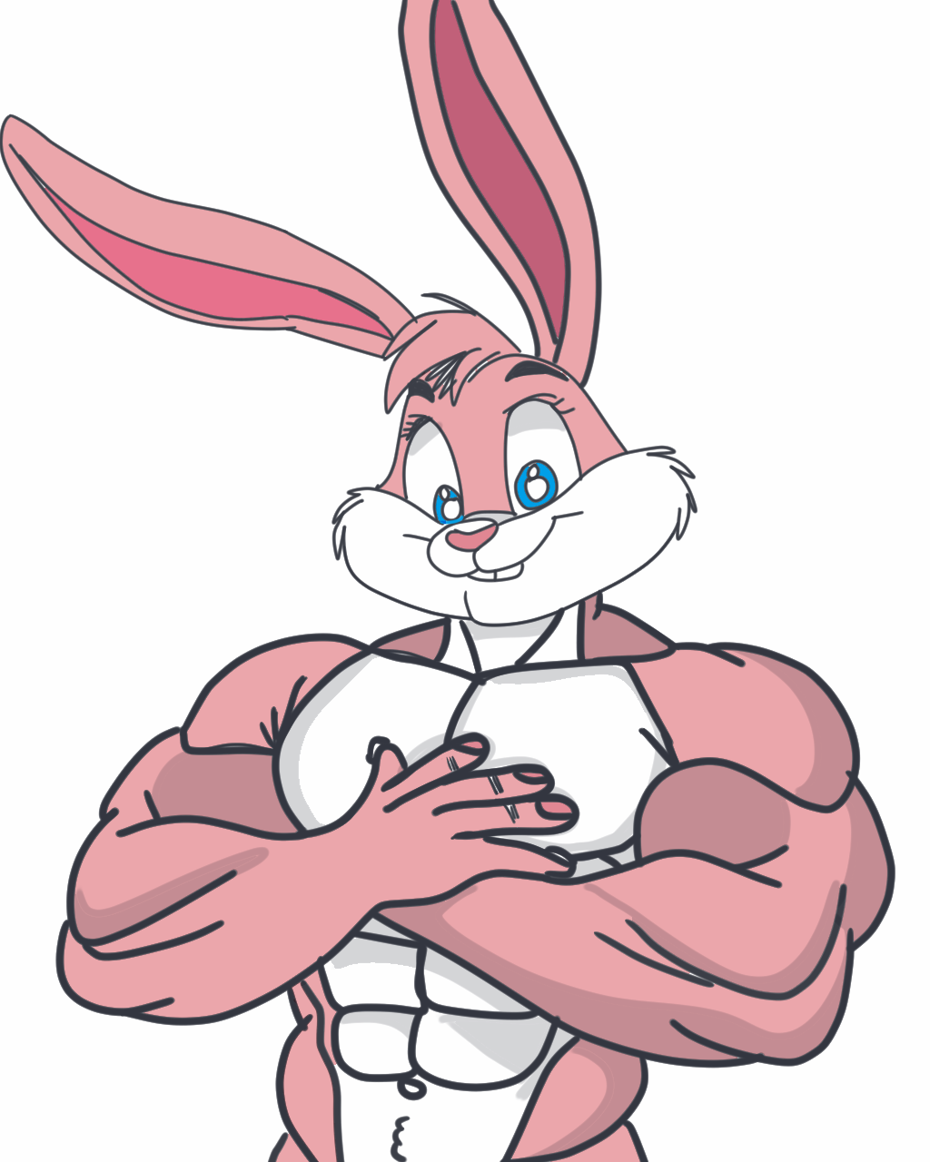 Buff Rabbit From Tawog Babs Bunny Got Buff by tattooguy1991 on DeviantArt