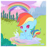 Little pony: RaimbowDash