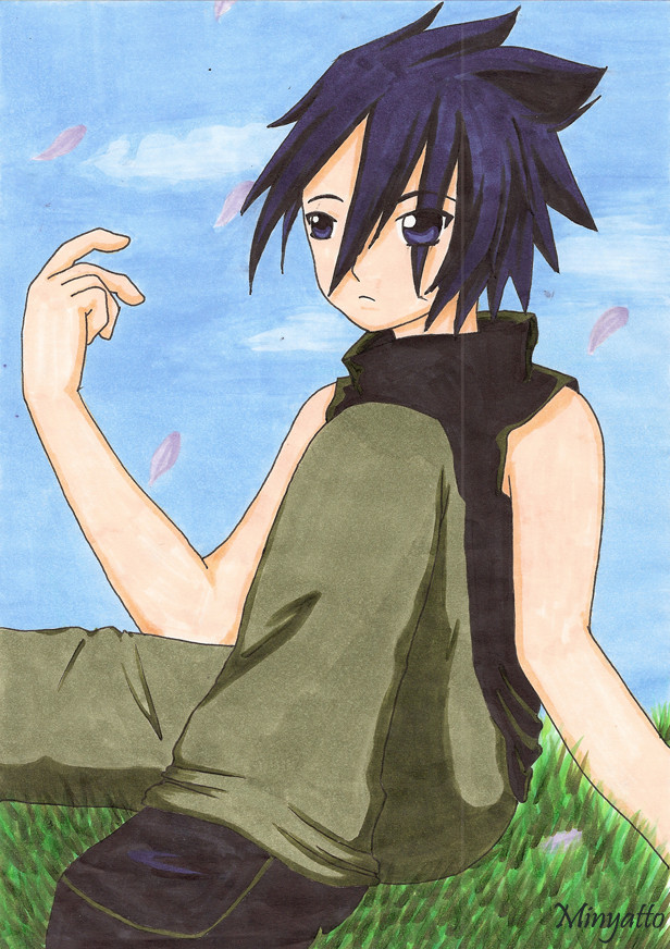 Thinking Sasuke