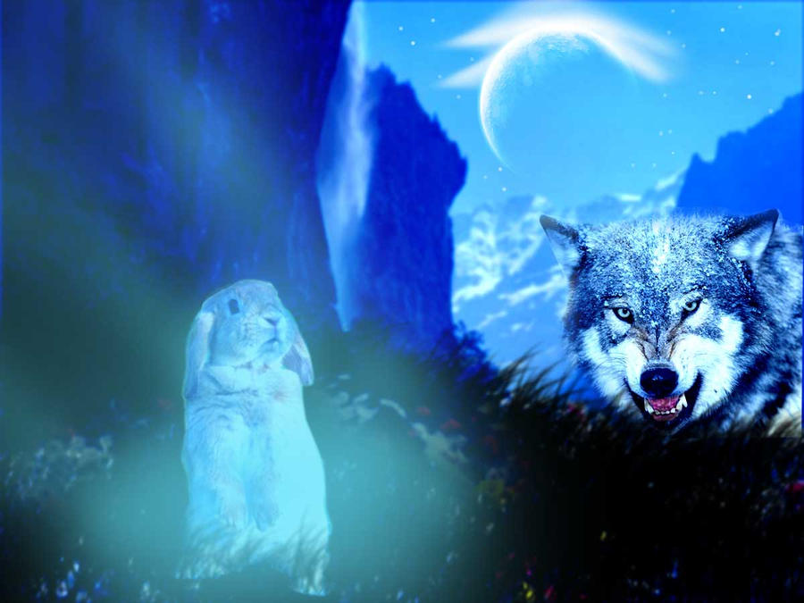 Wolves Devouring A Rabbit's The wolf and the rabbit by Corrado13 on DeviantArt