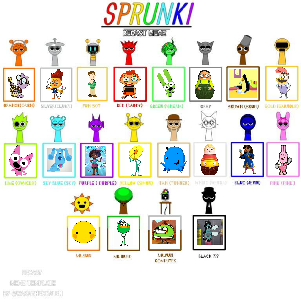 Recast Deviantart Base My Sprunki Recast by MissKitsune1 on DeviantArt