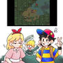 EarthBound Jeff drowning In Deep Darkness