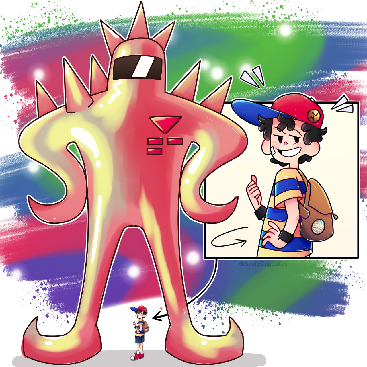 Earthbound Deviantart EarthBound anniversary fan art (Mother2) by BeefyCupcakes on DeviantArt