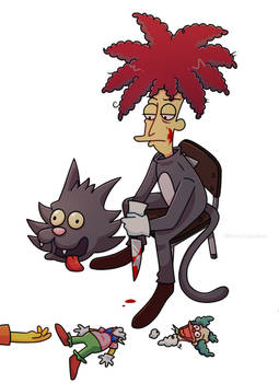 Sideshow Bob Halloween fan art 