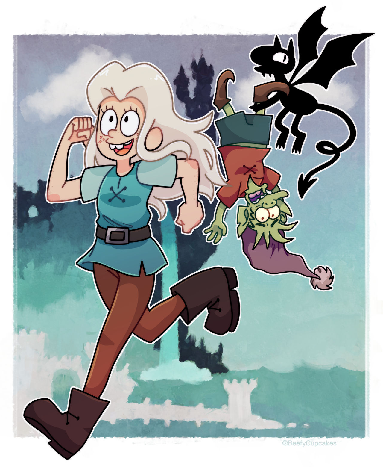 Disenchanted Deviantart disenchantment fan art by BeefyCupcakes on DeviantArt