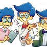 Blue hair Smithers
