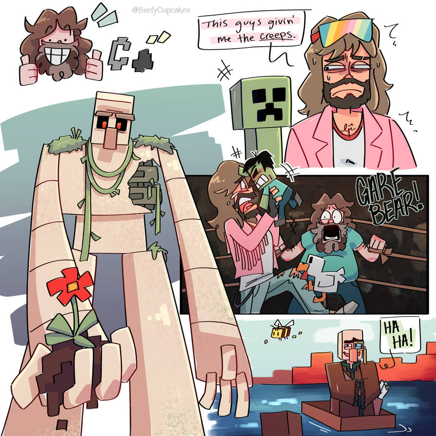 Minecraft Cringe Intro A Minecraft drawing (cringe) by BeefyCupcakes on DeviantArt