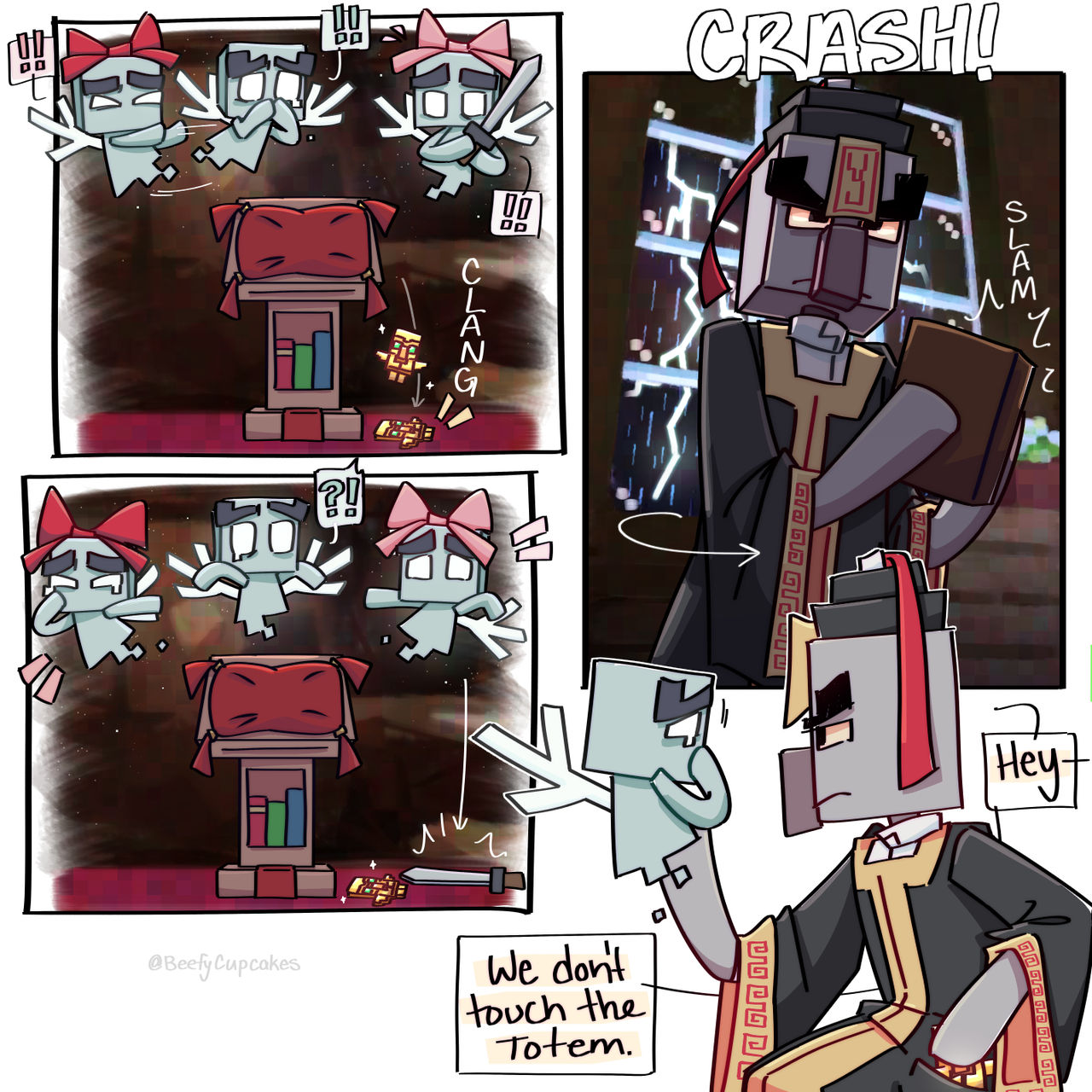 Minecraft comic pg 2 by BeefyCupcakes on DeviantArt