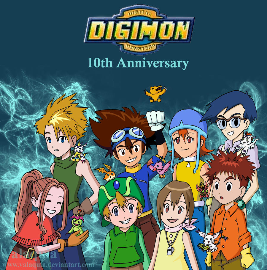 Deviantart Reference Digimon Digimon 10th Anniversary by Valaquia on DeviantArt