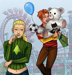 Wally and Artemis - Amusement Park