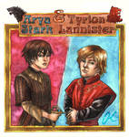 Arya and Tyrion for Envy by Valaquia