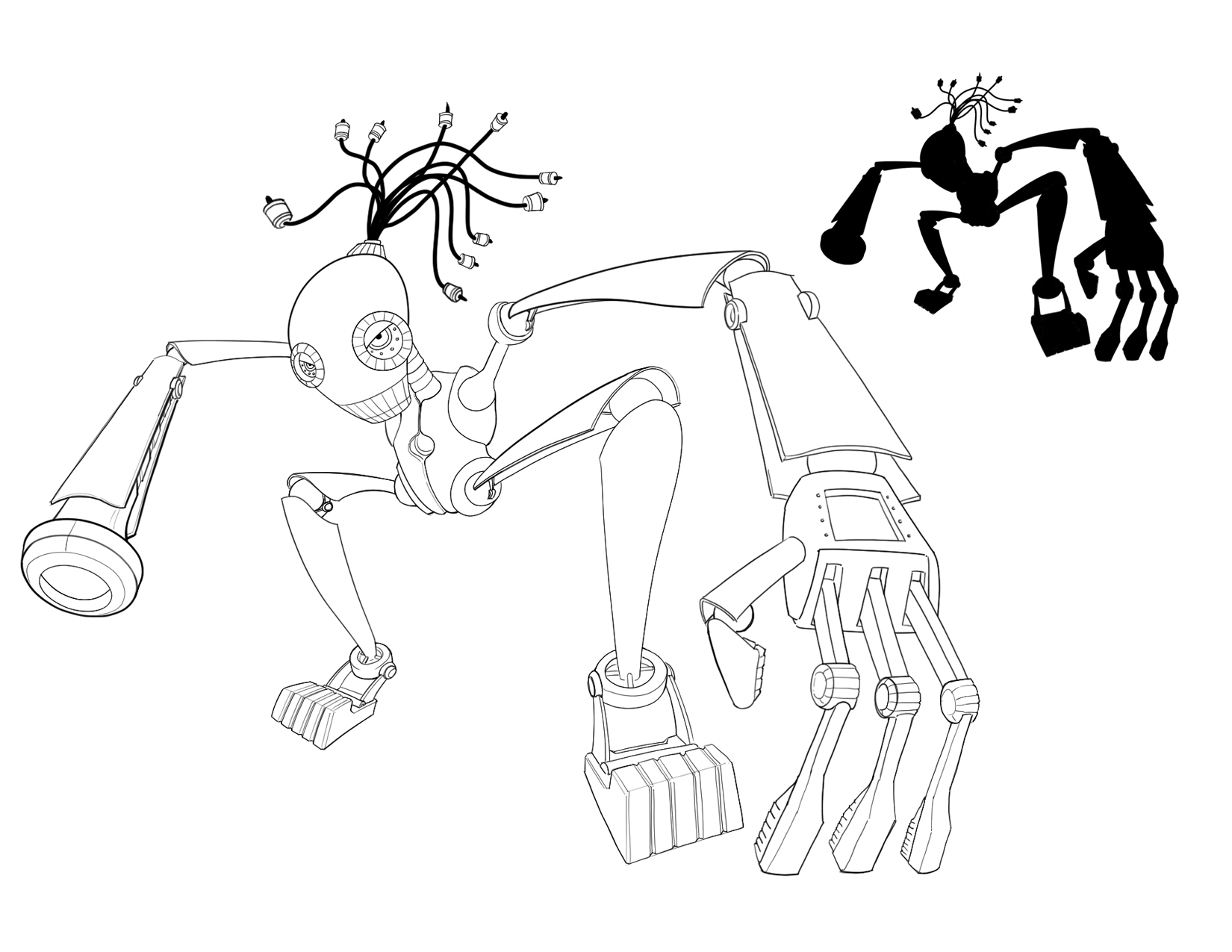 Robolobo Thread Robolobo Sketch by grotechief on DeviantArt