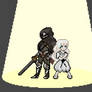 Lily and Black Knight (ENDER LILIES) sprite JUS