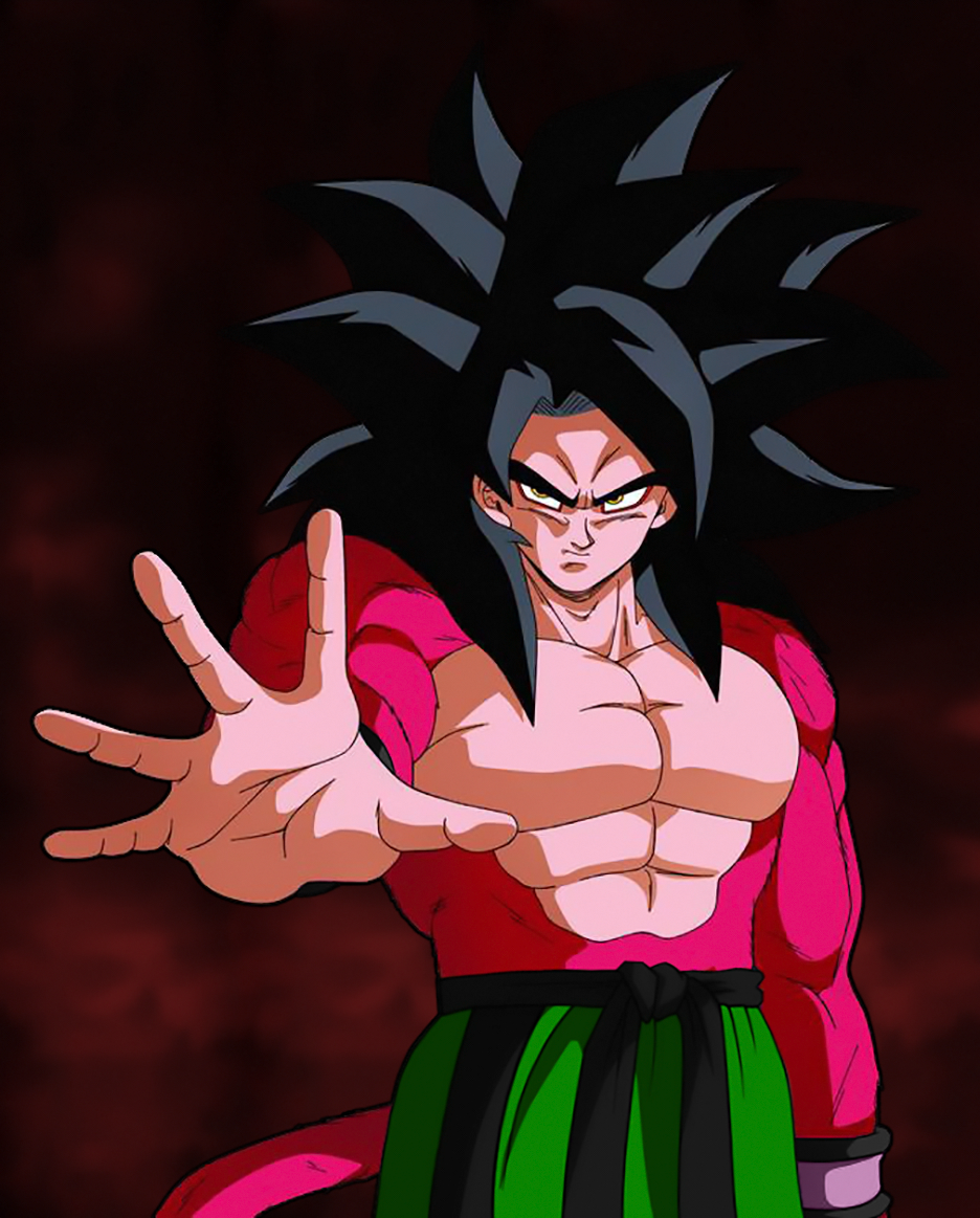 Goku AF - Super Saiyajin 4 Dios by SebaToledo on DeviantArt