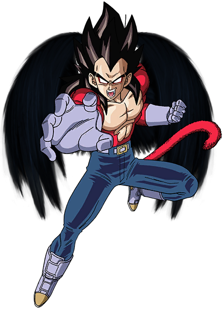Evil Goku - Super Saiyajin 4 by SebaToledo on DeviantArt