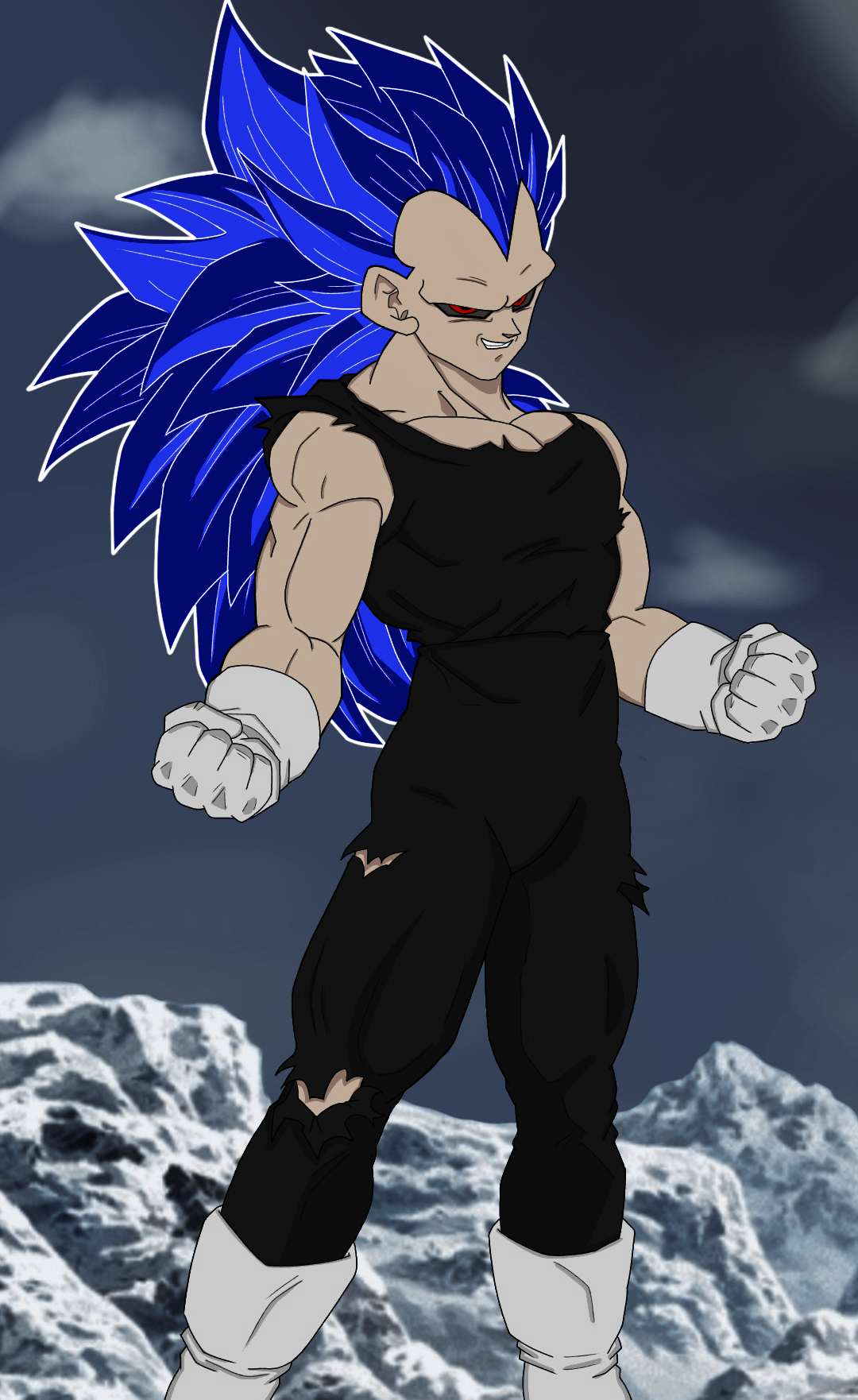 Goku AF - Super Saiyajin Blue 4 Evolution by SebaToledo on DeviantArt