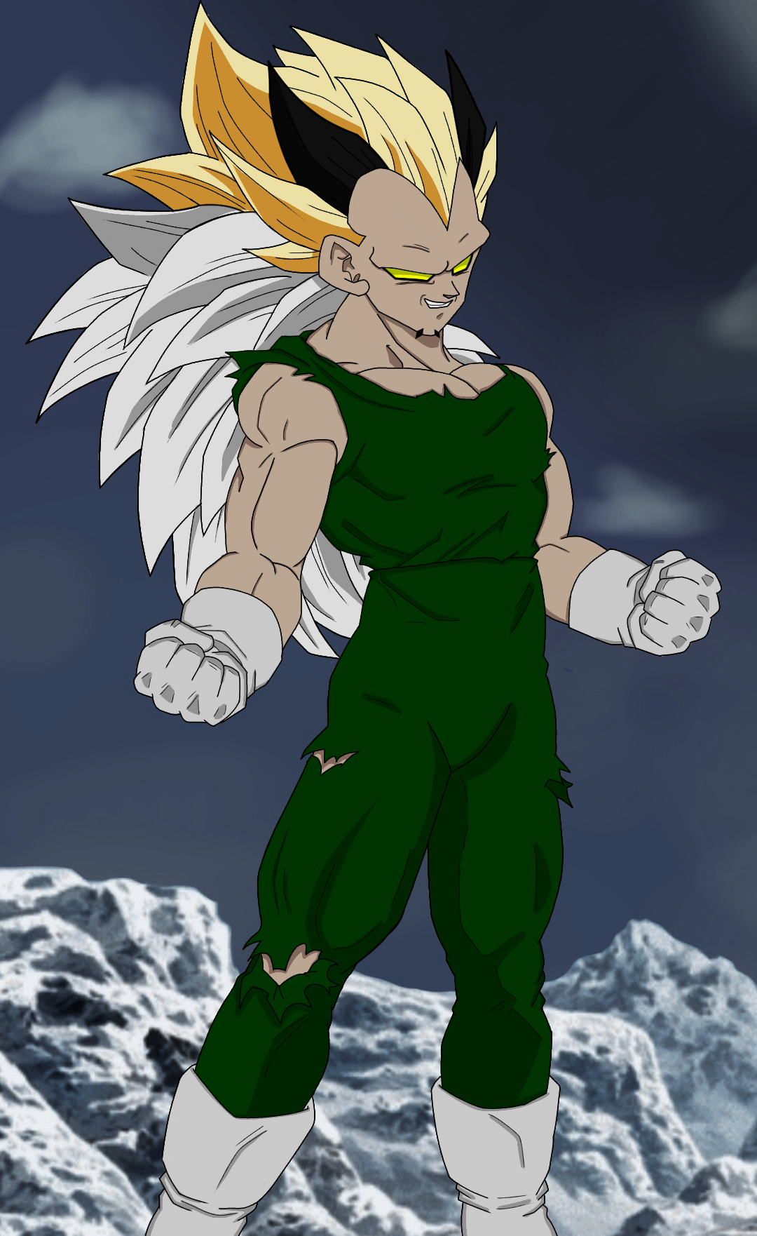 Baby Vegeta AF - SSJ9 Elemental by SebaToledo on DeviantArt