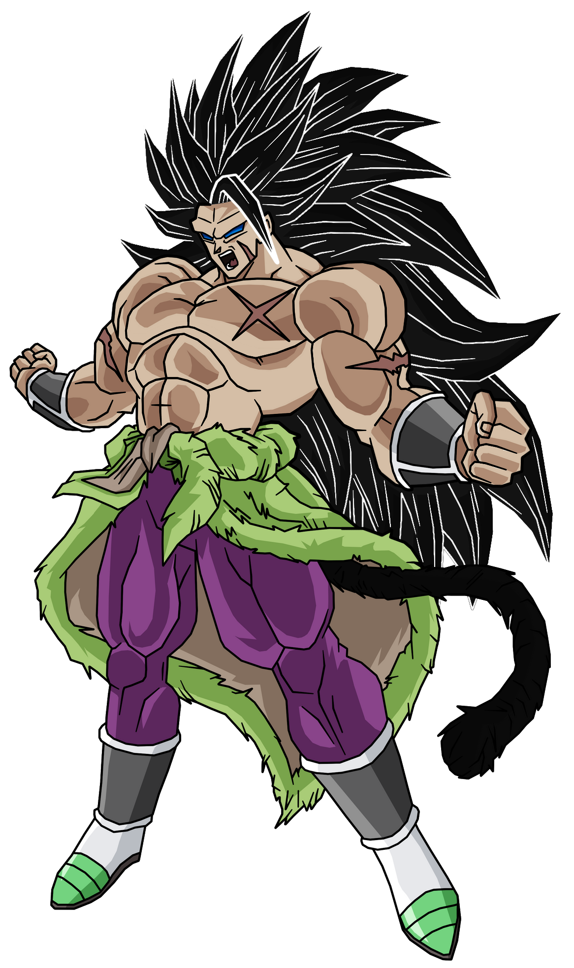 Broly ssj5 (DB AF) by NIKOLAS180 on DeviantArt