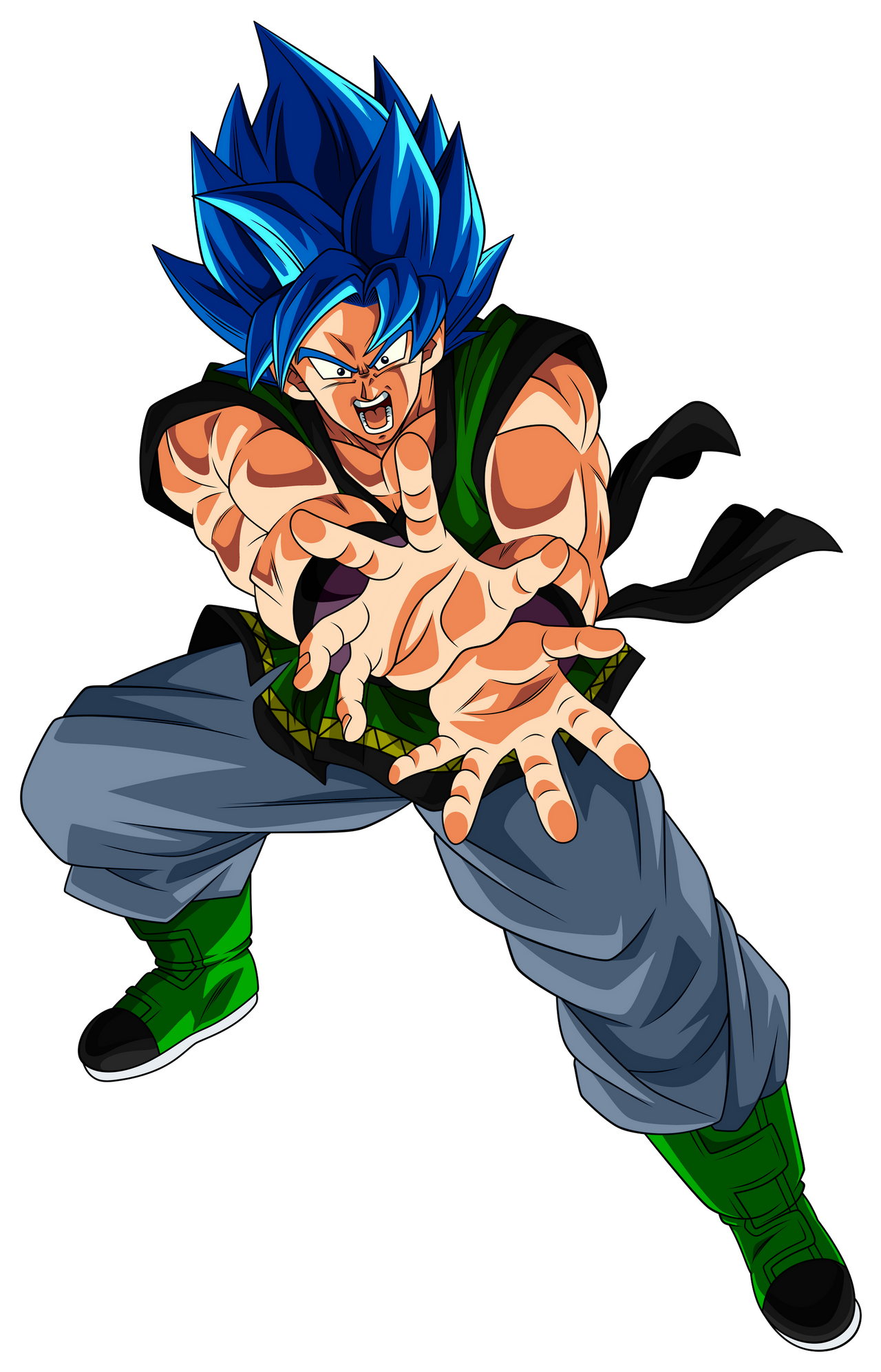 Goku AF - Super Saiyajin 3 Blue by SebaToledo on DeviantArt