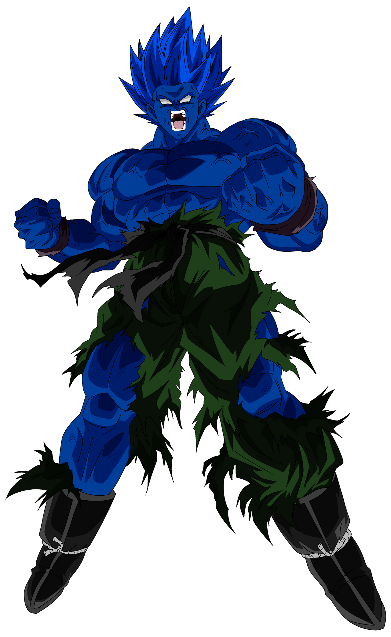Goku Super Saiyajin Blue 8 by gonzalossj3 on DeviantArt