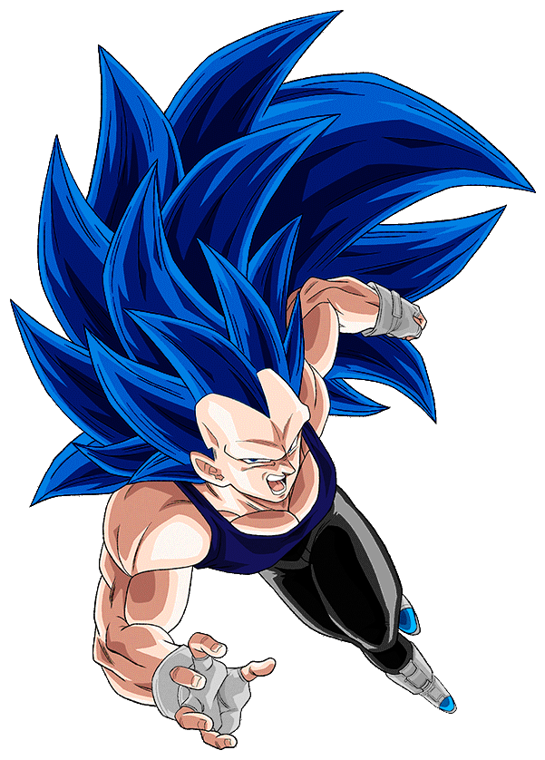 Vegeta Super Saiyajin Blue Evolution, Desenho