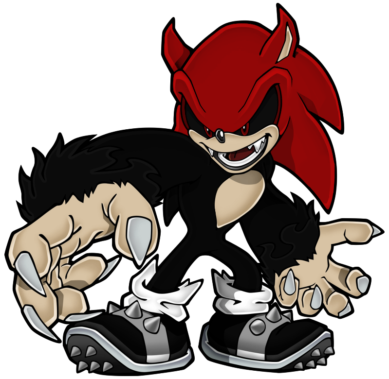 Evil Sonic AF - Super Saiyajin 4 by SebaToledo on DeviantArt