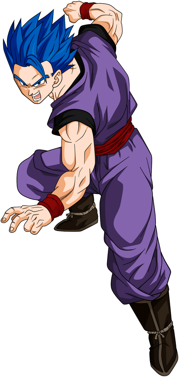 Gohan AF - Super Saiyajin Blue Evolution by SebaToledo on DeviantArt