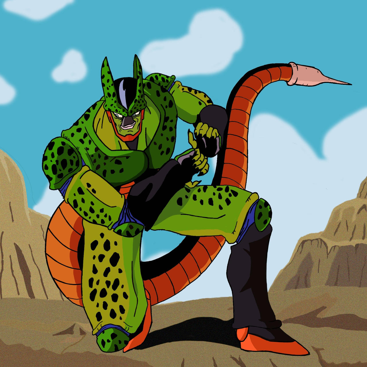 Semi Perfect Cell by ClifsArt on DeviantArt