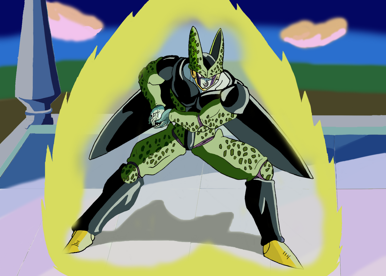 Perfect Cell Rage Perfect Cell (charging) by ClifsArt on DeviantArt