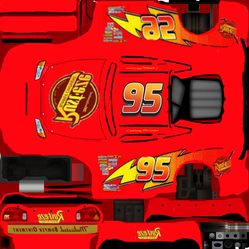Rayo mcqueen cars 1 texturea by Vjmm04 on DeviantArt