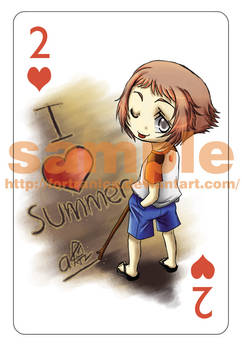 card sample - summer season