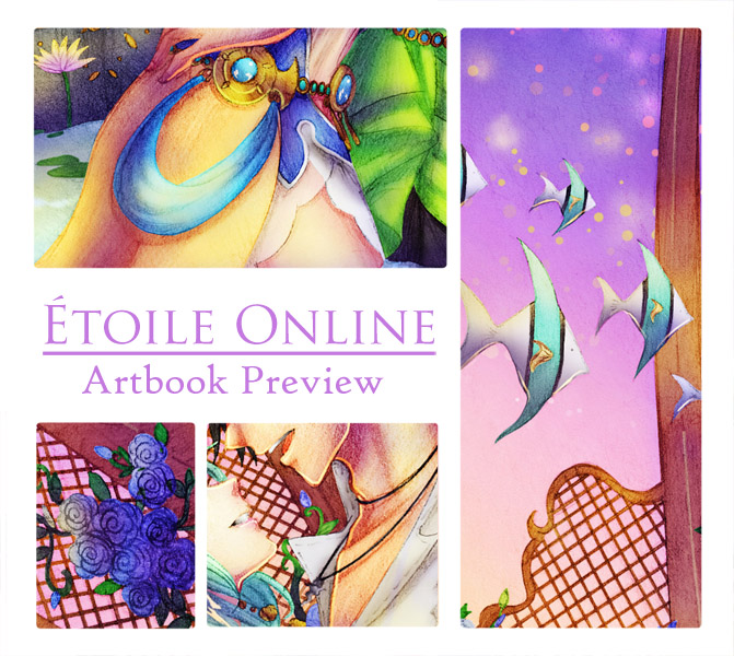Etoile Online Charity Artbook preview 2