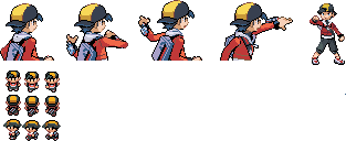 Pokemon red ds style sprites by PKMNTrainerRick on DeviantArt