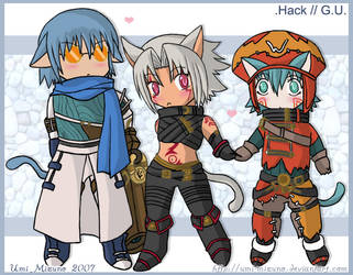 dot Hack G.U - chibis Neko