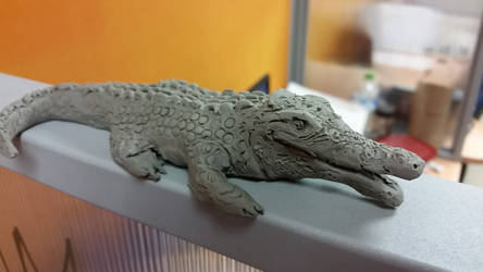 Crocodile Clay Sculpt
