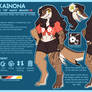 Zena Kainona 2021 Reference Sheet