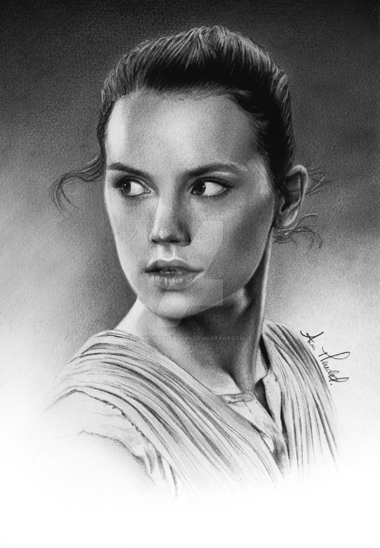 Rey - Daisy Ridley by anokaxlegolas on DeviantArt