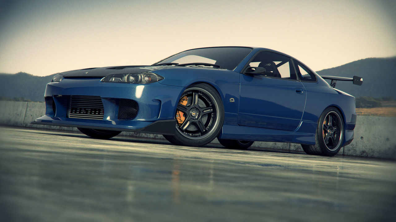 Nissan Silvia S15 outdoor