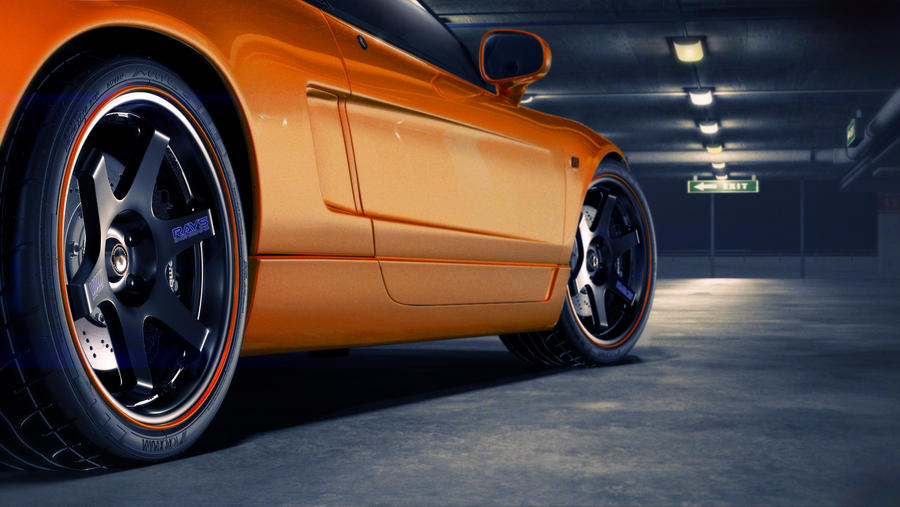 Honda NSX Orange loangle