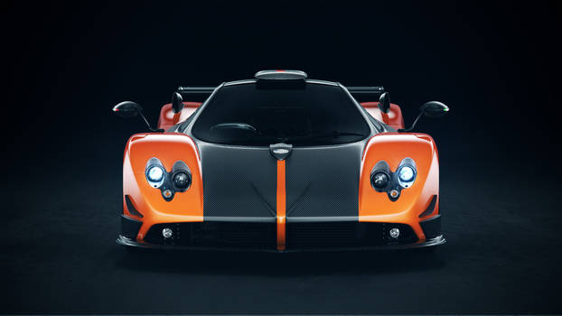 Pagani Zonda Cinque Orange