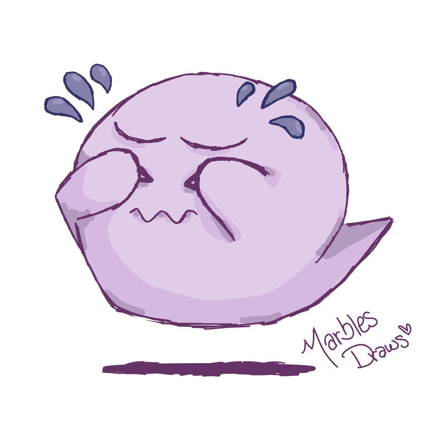 Boo Scared by Marbles-Draws on DeviantArt